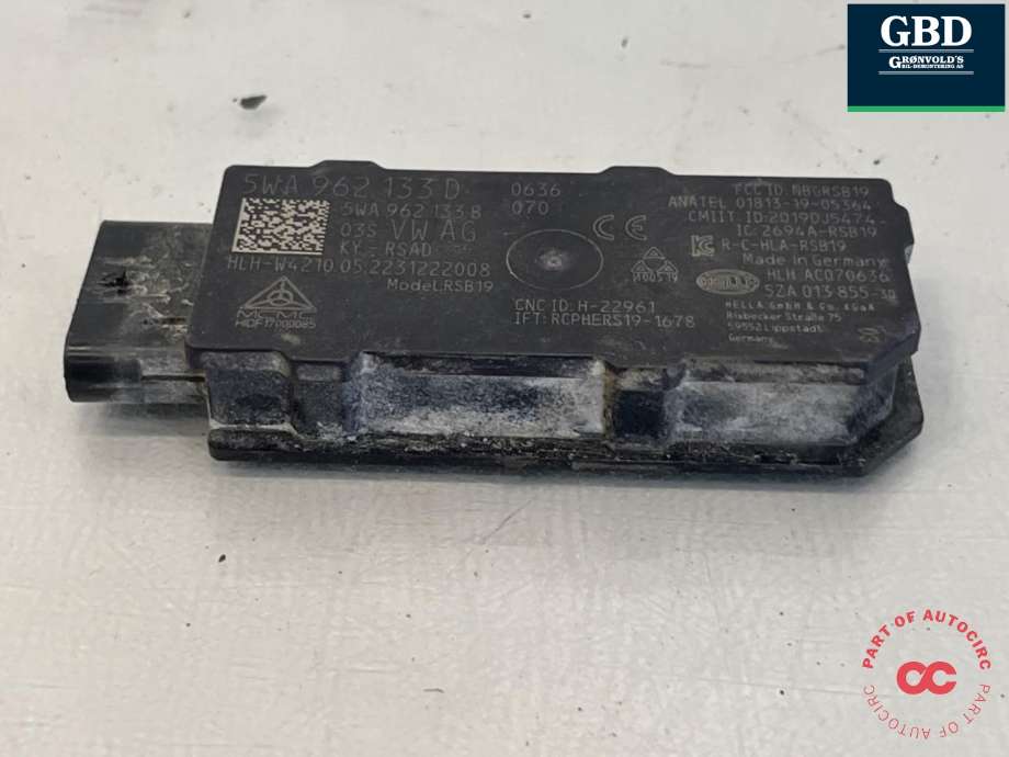 Styreenhet nøkkelfri/keyless til VW ID.4 2020-->> (5WA 962 133 D|)