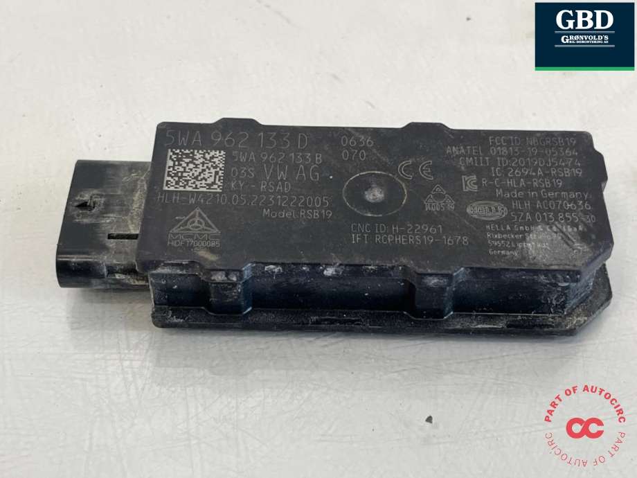 Styreenhet nøkkelfri/keyless til VW ID.4 2020-->> (5WA 962 133 D|)