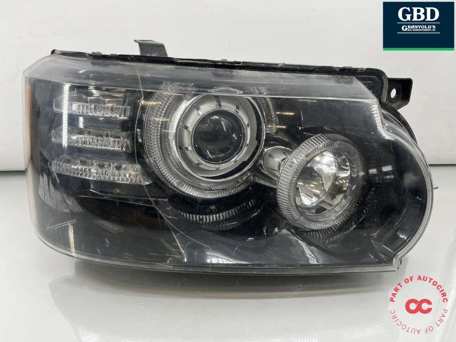 Frontlykt høyre halogen til Land Rover Range Rover, 2002-2012 (Type III) (LR035529. 7H4213W029BE8LPO)