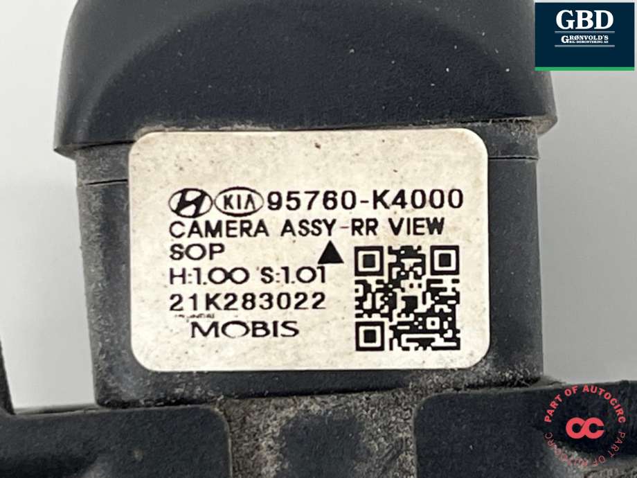 Kamera til Hyundai Kona 2017-2021 (Type I, Fase 1) (95760K4000|)