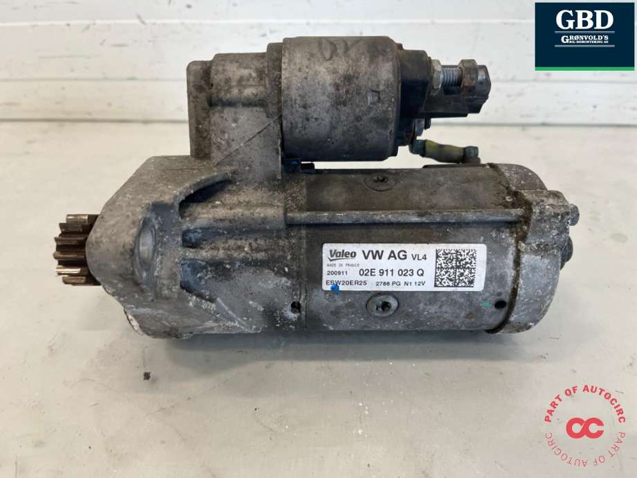 Starter diesel til VW Passat, 2011-2015 (B7) (B7) (02E 911 024 C)