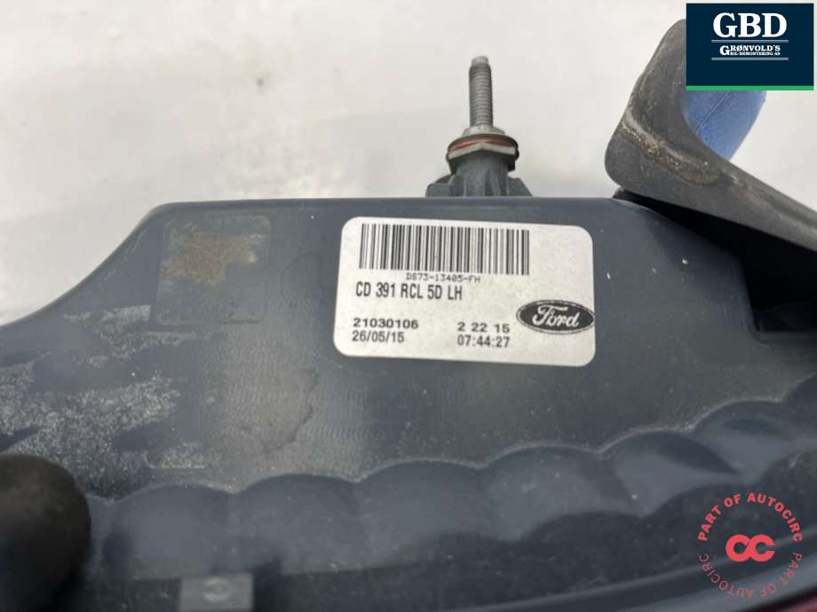 Baklykt venstre ytre til Ford Mondeo 2014-2019 (Type V, Fase 1) (2345647|DS73-13405-FK|)