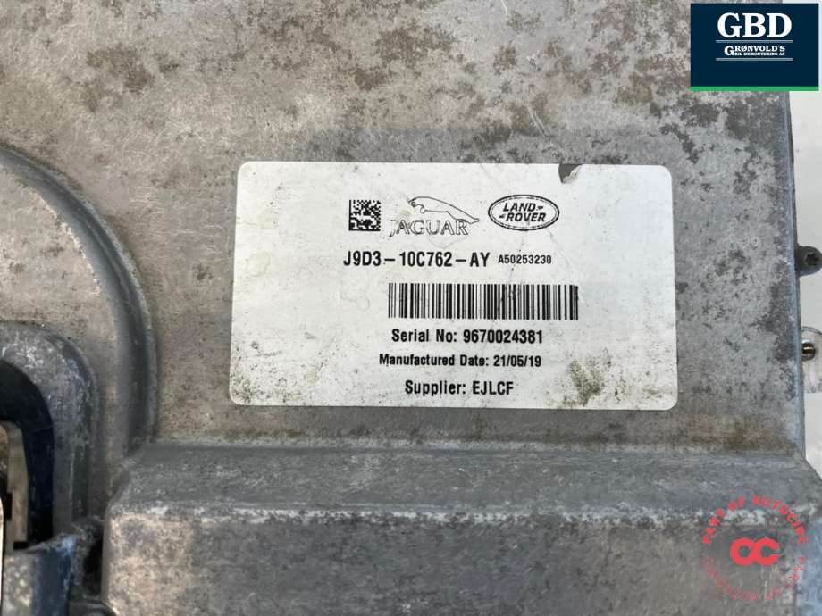 Batterilader (OBC - On Board Charger) til Jaguar I-PACE 2018-->> (440123457|J9D310C762AAJ|J9D3 10C762 AY|T4K16332| J9D310C762AAD)