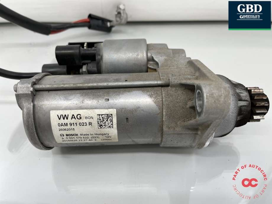 Starter til VW Golf Sportsvan 2014-2018 (0AM 911 022 C|0AM 911 023 R |0AM 911 023 RX |0AM 911 022 CX | 0AM 911 023 N|0AM 911 023 NX |0AM 911 022 CX)