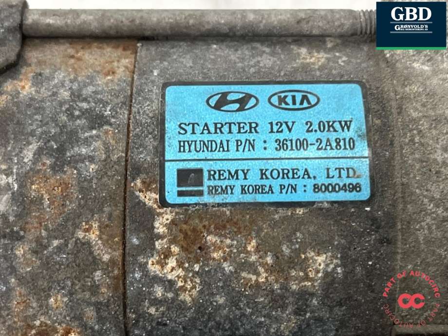 Starter diesel til Hyundai i40 2012-2017 (36100 2A810|)