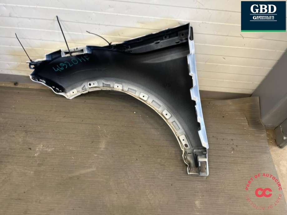 Skjerm høyre foran til Land Rover Range Rover, Evoque 2011-2019 (Type I)  (LR066922| BJ3216005AH|LR027589| BJ3216005AG|)