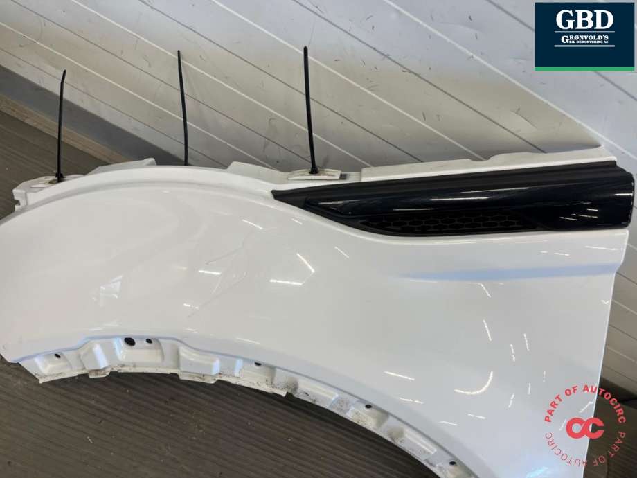 Skjerm venstre foran til Land Rover Range Rover, Evoque 2011-2019 (Type I)  (LR066935| BJ3216006AH|LR027590| BJ3216006AG|)