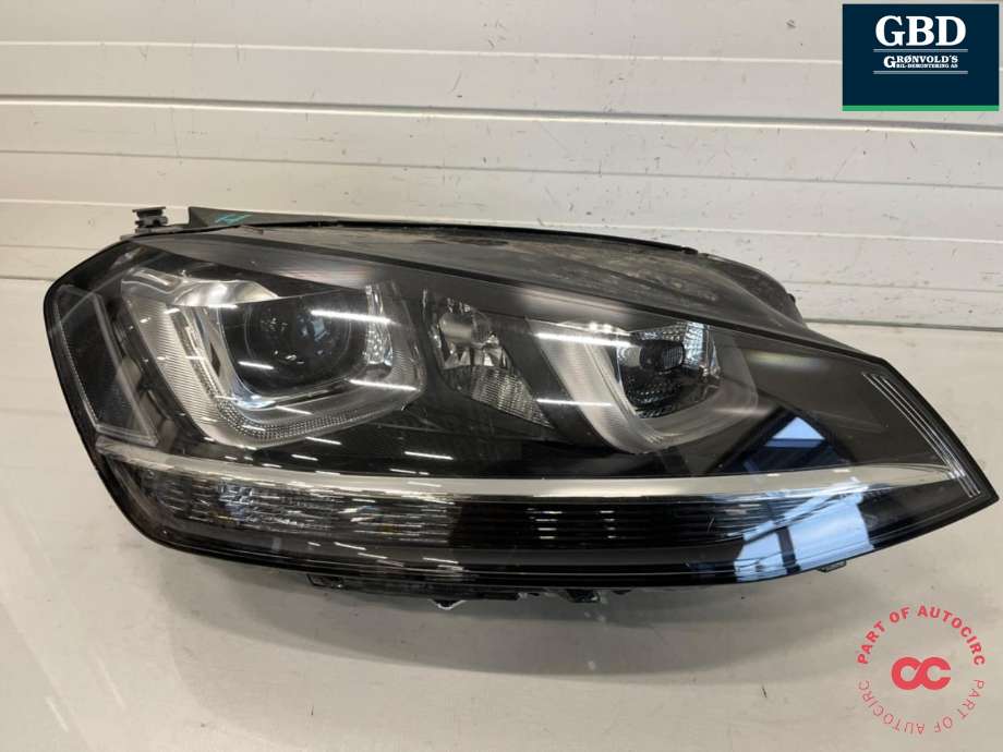 Frontlykt høyre full-LED til VW Golf VII 2012-2017 (Fase 1) (5G1 941 754|)