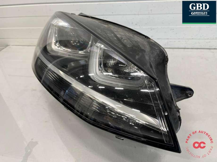 Frontlykt høyre full-LED til VW Golf VII 2012-2017 (Fase 1) (5G1 941 754|)
