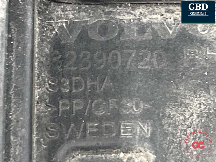 Støtfanger bak feste til Volvo V60 / V60 CC 2018-->> (Type II) (31455999|32390720|)