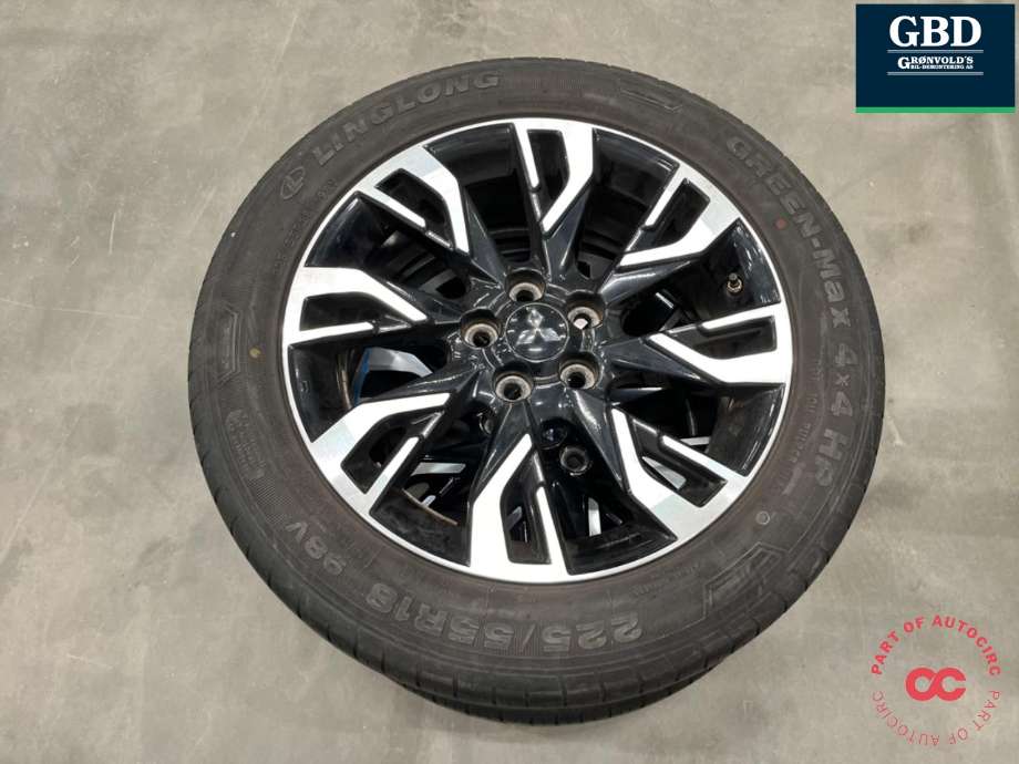Hjulsett aluminium sommer til Mitsubishi Outlander 2015-->> (Type III, Fase 2) (LINGLONG GREEN MAX|225-55-18|18X7J ET38|PROD 1120 6|5MM)