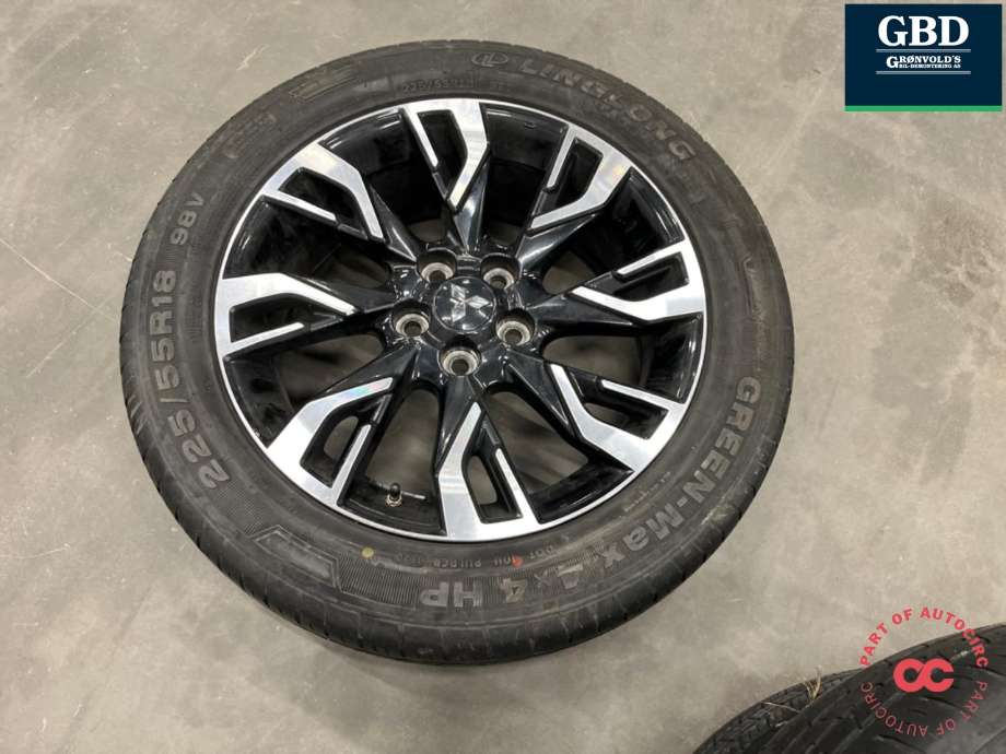 Hjulsett aluminium sommer til Mitsubishi Outlander 2015-->> (Type III, Fase 2) (LINGLONG GREEN MAX|225-55-18|18X7J ET38|PROD 1120 6|5MM)