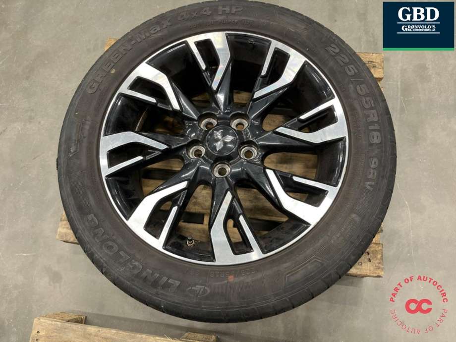 Hjulsett aluminium sommer til Mitsubishi Outlander 2015-->> (Type III, Fase 2) (LINGLONG GREEN MAX|225-55-18|18X7J ET38|PROD 1120 6|5MM)