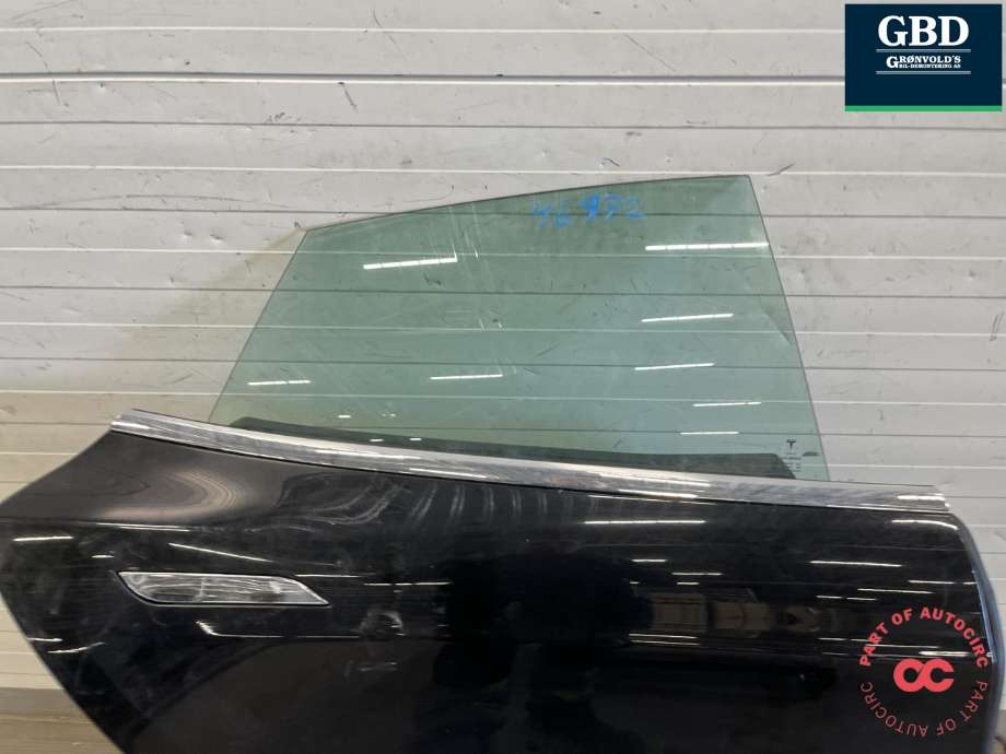 Dør høyre bak til Tesla Model S 2013-2016 (Fase 1)  (6006566-E0-F|1584772-E0-A . 6006566-E0-G|6006566-E0-H)