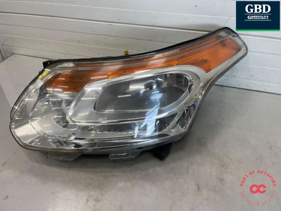 Frontlykt venstre halogen til Citroën C3, Picasso 2009-2017 (6208 N5|)