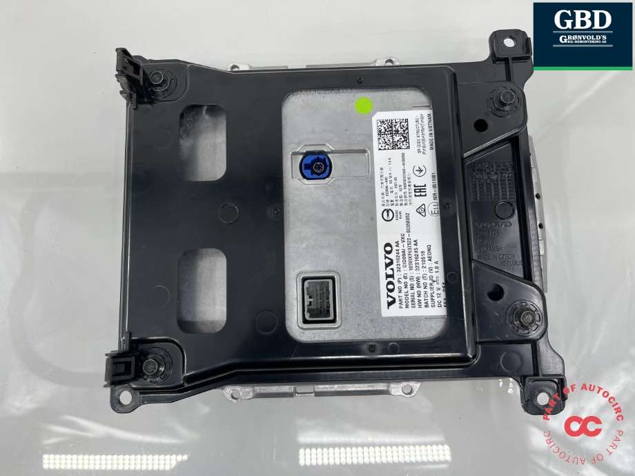 Bilstereo navigasjon skjerm til Volvo V60 / V60 CC 2018-->> (Type II) (36013018|32316244|)