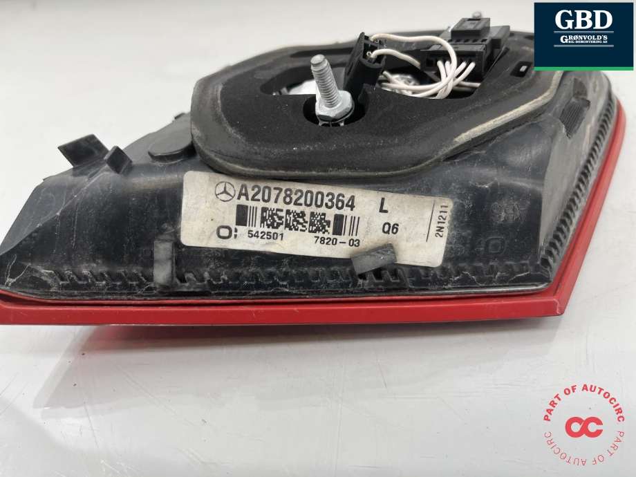 Baklykt venstre indre til Mercedes E-Klasse, Coupe/Cab 2009-2013 (Fase 1) (C207) (C207) (A 207 820 03 64|)