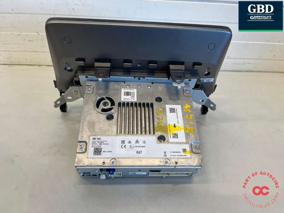 Multimedia display (MCU - Media Controller Unit) til Hyundai Ioniq Electric 2019-->> (Fase 2) (96560G 7230VCS|)