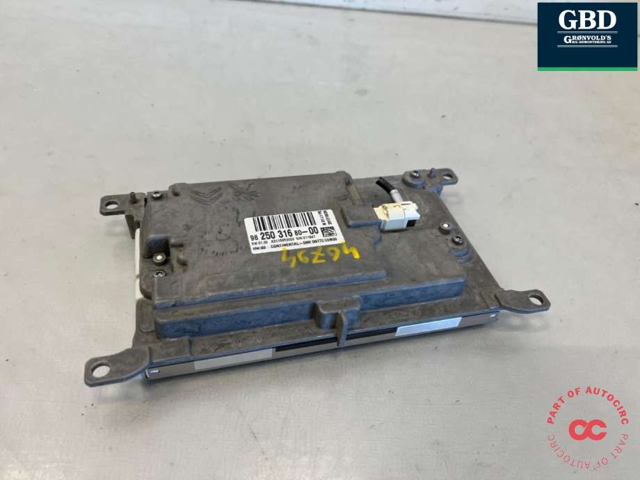 Bilstereo navigasjon skjerm til Peugeot Expert 2016-->> (Type III) (98 316 658 80|98 250 316 80|)