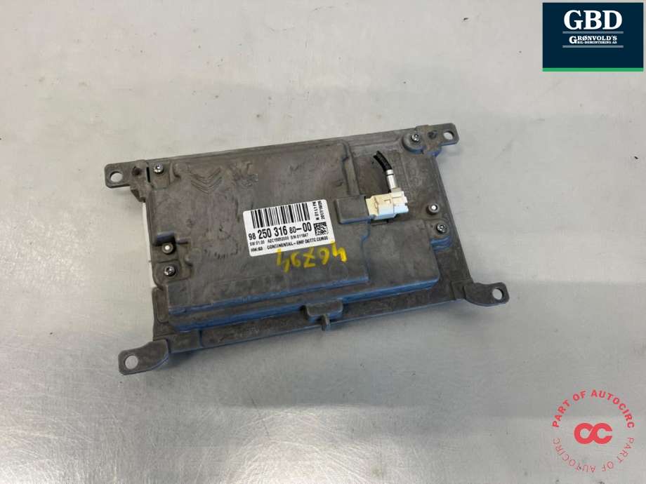 Bilstereo navigasjon skjerm til Peugeot Expert 2016-->> (Type III) (98 316 658 80|98 250 316 80|)