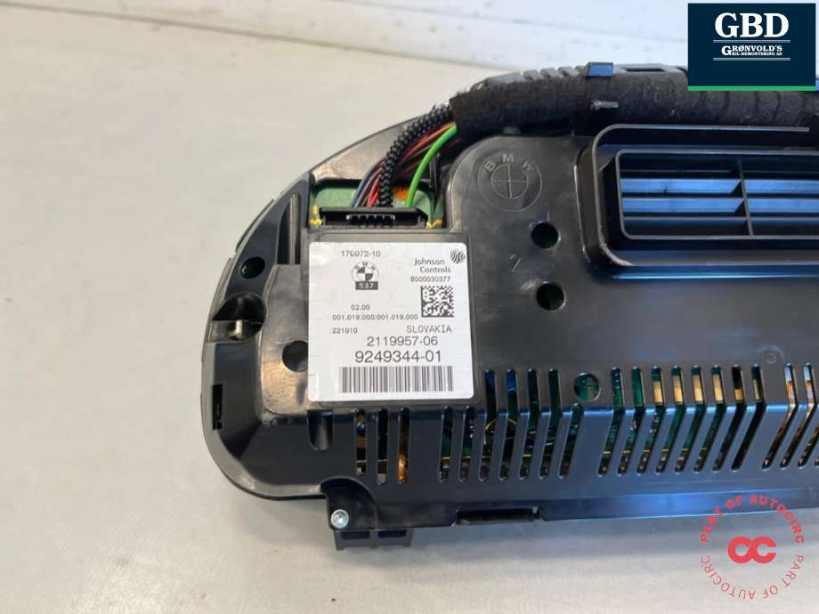 Instrumentpanel til BMW X3 2010-2017 (F25) (F25) (62 10 9 358 981|)