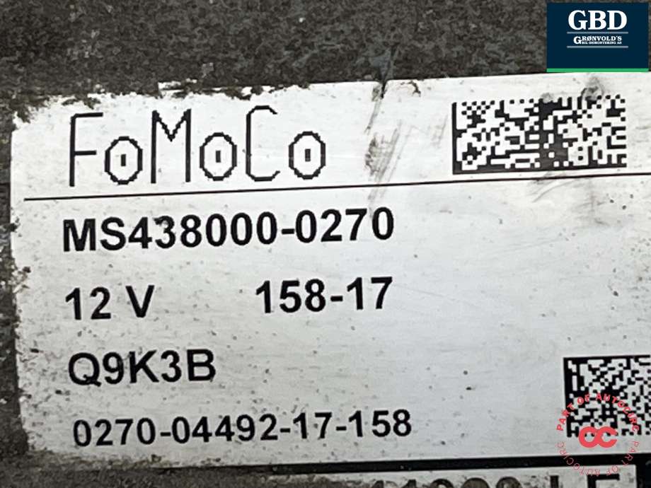 Starter diesel til Ford Edge 2016-2019  (2415036| 1870892|DS7T-11000-LE|MS4380000270)