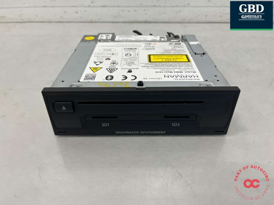 Bilstereo til VW e-Golf 2014-2017 (Fase 1) (3G0 035 020 C|3G0 035 020 CX|)