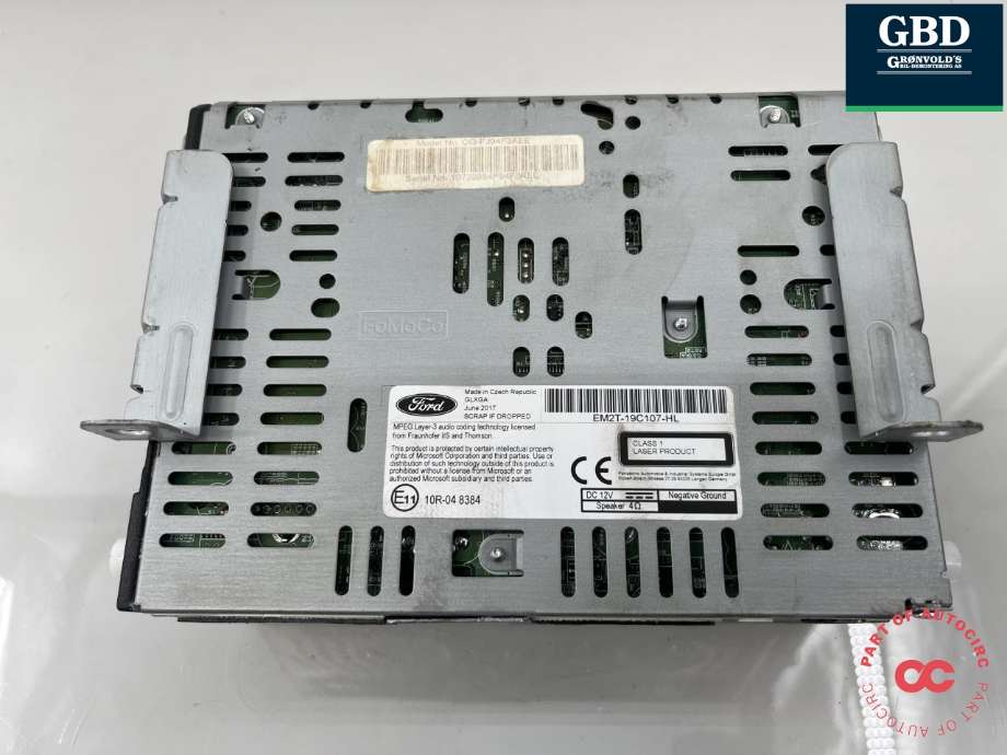 Bilstereo forsterker til Ford Edge 2016-2019 (2374661|FT4T-18T806-AT|EM2T19C107HL)