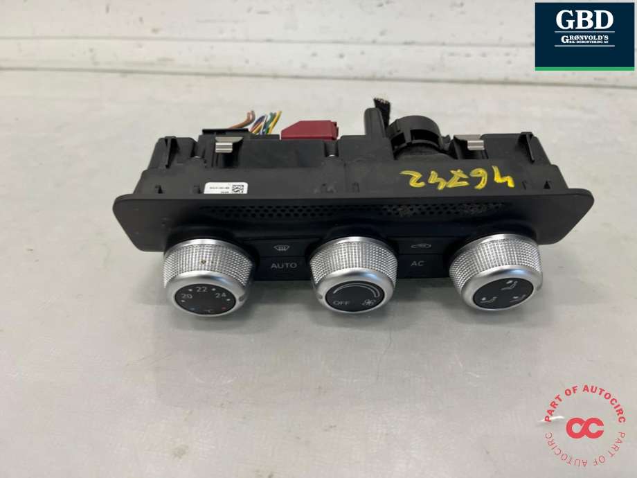 Varmeapparat betjening til Audi A1, 2010-2014 (Type I, Fase 1) (8X0 820 043 B)