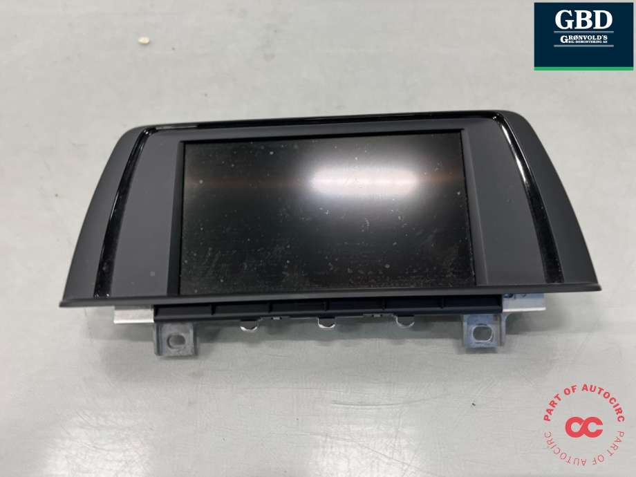 Bilstereo navigasjon skjerm til BMW 1-Serie, 2011-2015 (Fase 1) (F20/F21) (F20/F21) (65 50 9 270 391)