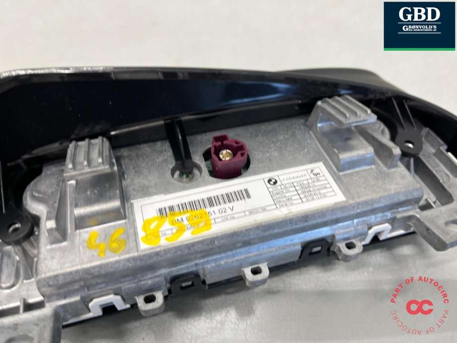 Bilstereo navigasjon skjerm til BMW 1-Serie 2011-2015 (Fase 1) (F20/F21) (F20/F21) (65 50 9 270 391|)
