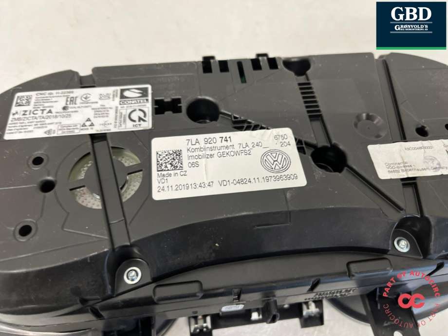 Instrumentpanel til VW Transporter / Caravelle 2019-->> (T6.1) (T6.1) (7LA 920 741|)