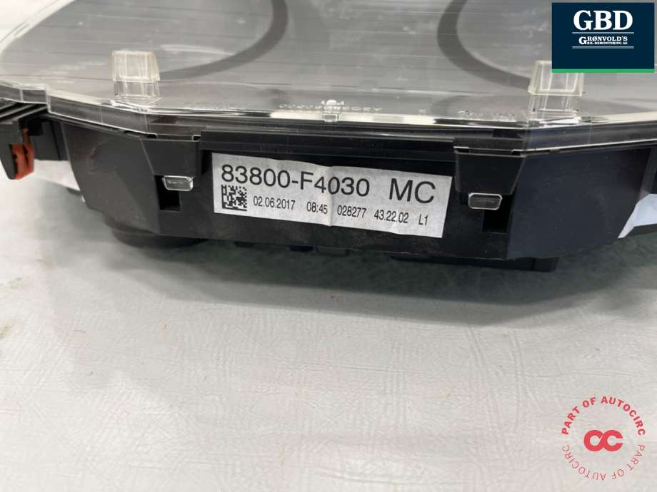 Instrumentpanel til Toyota C-HR 2016-->>  (83800F4030|)