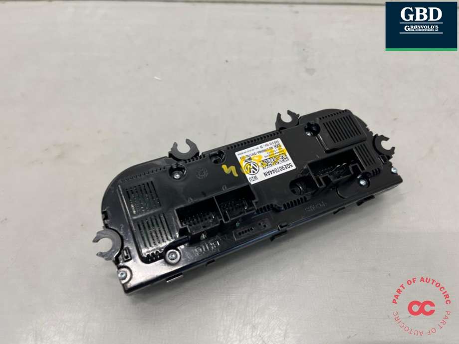 Varmeapparat betjening til VW e-Golf 2017-2020 (Fase 2) (5GE 907 044 AN|5GE 907 044 AN WZU|)
