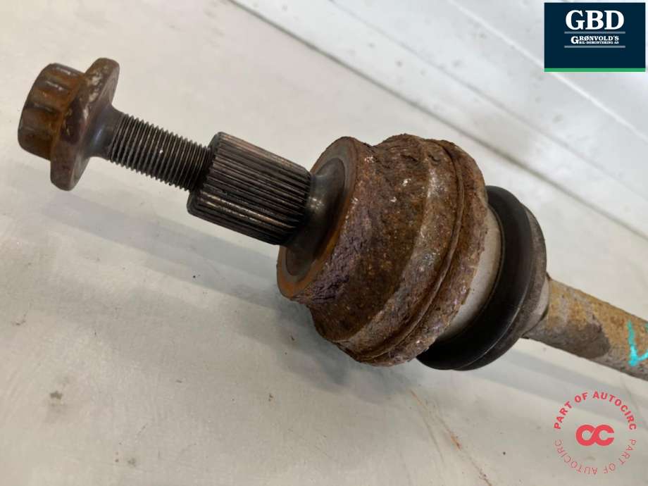 Drivaksel venstre bak, diesel/automat til VW Tiguan 2011-2016 (Type I, Fase 2)  (1K0 501 203 F|1K0 501 203 FX|)