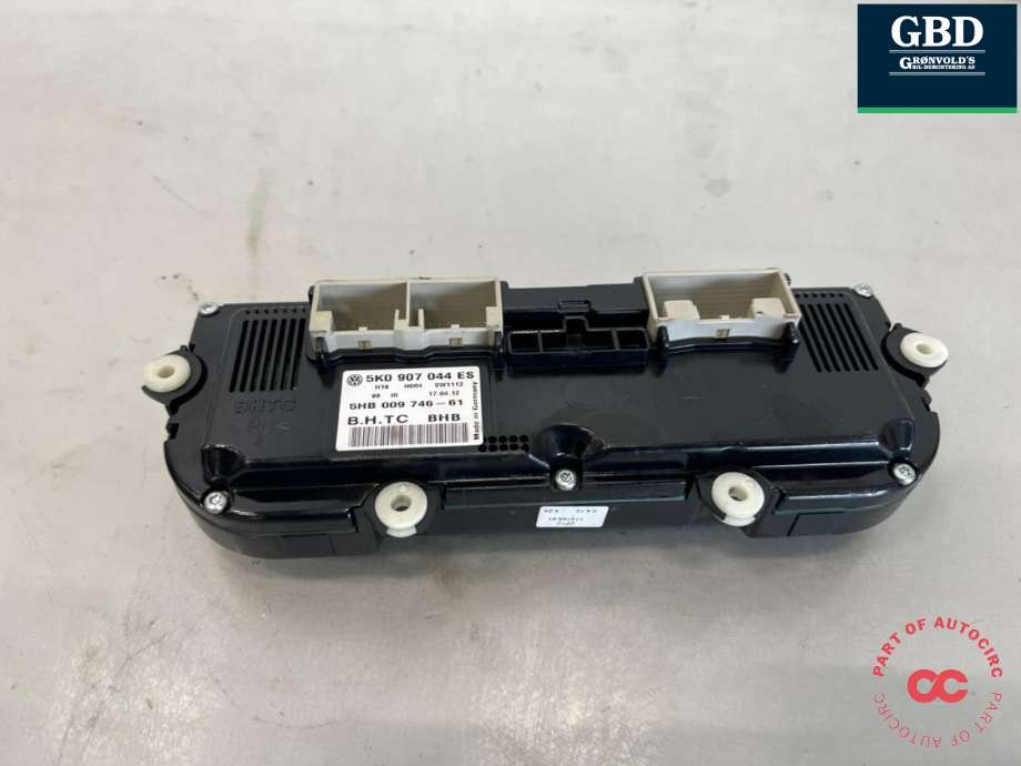Varmeapparat betjening til VW Tiguan 2011-2016 (Type I, Fase 2) (5K0 907 044 HB|5K0 907 044 HB ZJU|)