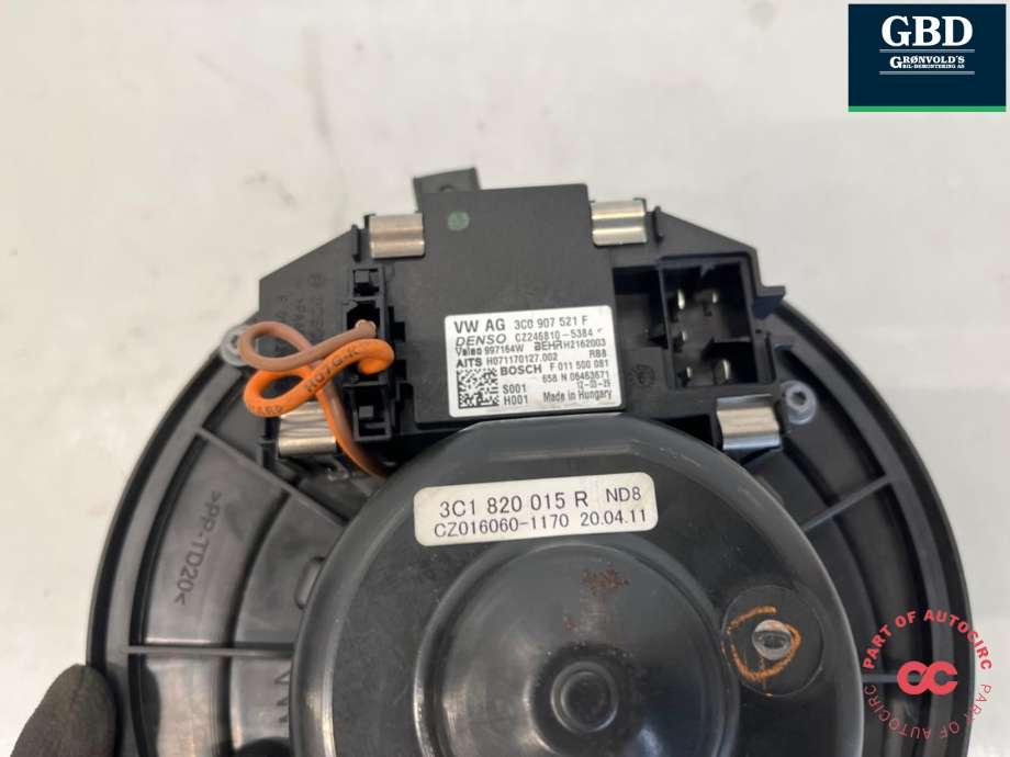 Varmeapparat motor til VW Tiguan 2011-2016 (Type I, Fase 2) (1K1 820 021|1K1 820 015 Q|)