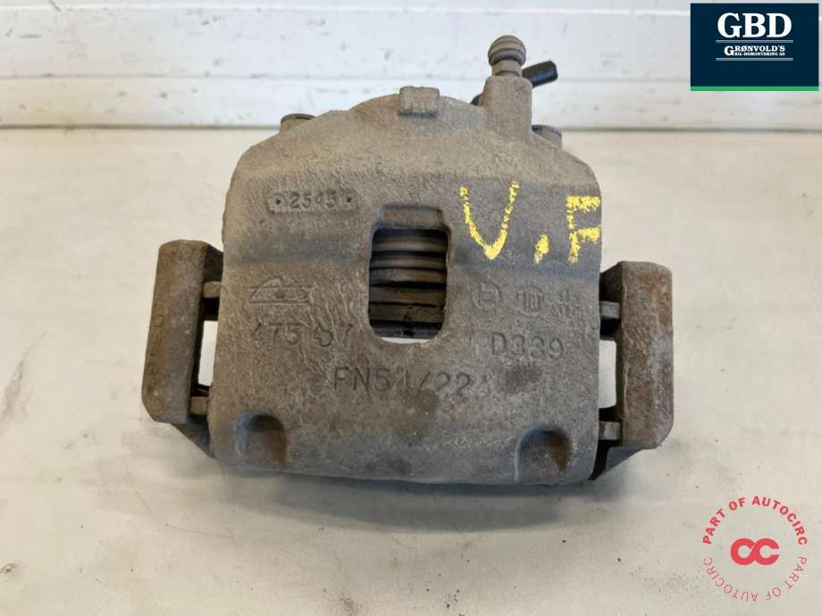Bremsecaliper venstre foran til Fiat 500, 2008-2020 (68165985AB)