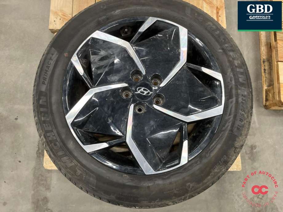 Hjulsett aluminium sommer til Hyundai Ioniq 5 2021-->> (MICHELIN PRIMACY 4|235-55R19|PROD 3421 4|99MM|ET49|5 7|5JX19)