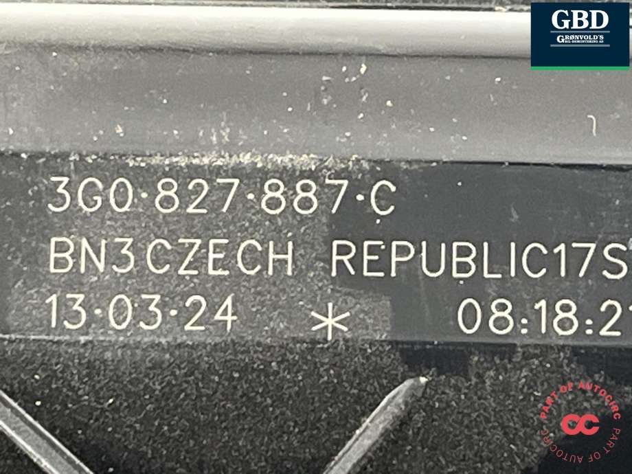 Baklukeåpner motor til VW Tiguan 2020-->> (Type II, Fase 2) (3Q0 827 887 C|)