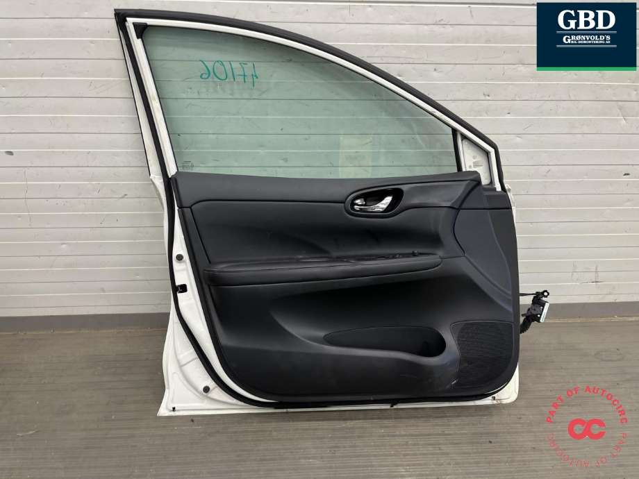 Dør venstre foran til Nissan Pulsar 2014-->>  (H01013ZL0C|H01013ZLMB|)