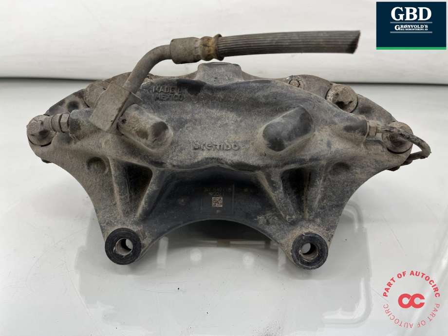 Bremsecaliper høyre foran til Tesla Model S 2016-2021 (Fase 2) (1042640-00-D|1003161-00-B | 1003161-00-C |1003161-00-D |1042640-00-B|1042640-00-C | 1007795-00-C |1042640-00-E |1042640-00-F | 1042640-98-E)