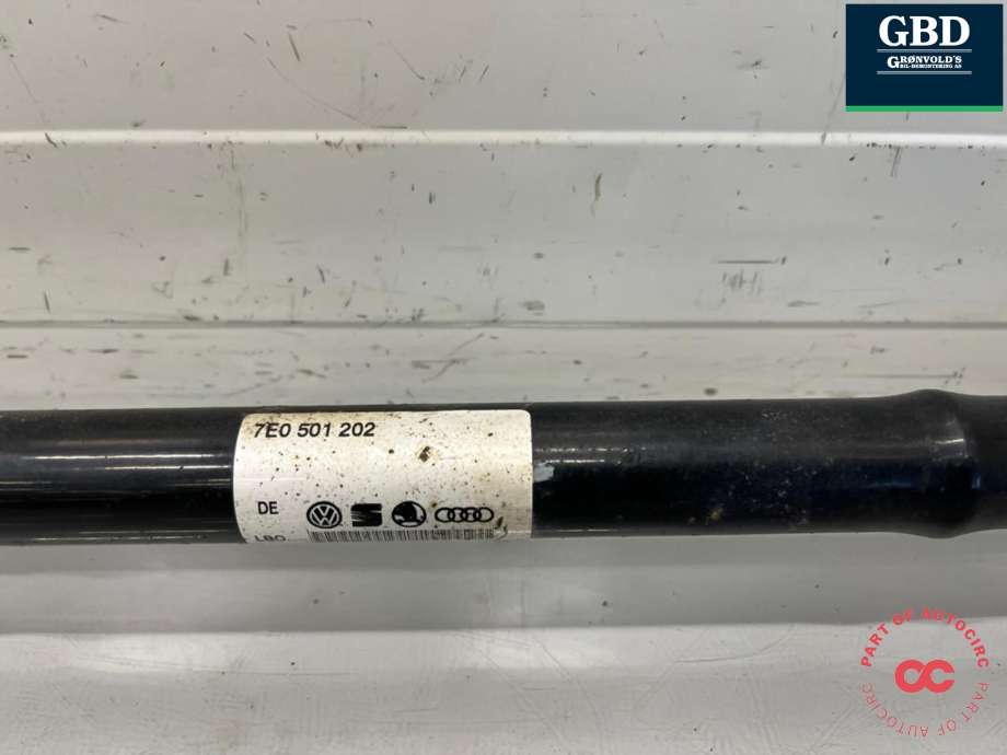 Drivaksel høyre bak, diesel/manuell til VW Transporter / Caravelle 2009-2015 (Fase 2) (T5) (T5) (7E0 501 202 A|7E0 501 202|7E0 501 202 X)