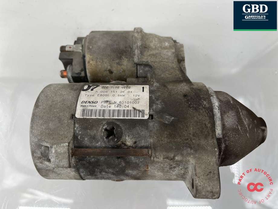 Starter til Smart Roadster 2003-2006  (Q 0003188V008000000|0003188V008| A0051512601|63101007)