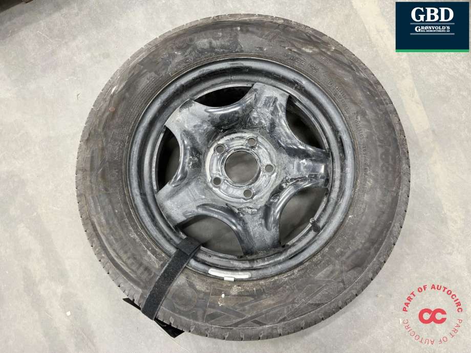 Hjulsett stål sommer til Mercedes Citan 2021-->> (W420) (W420) (CONTINENTAL ECOCONTACT|205-60R16 96H|PROD 2525 6|35MM|6JX16)