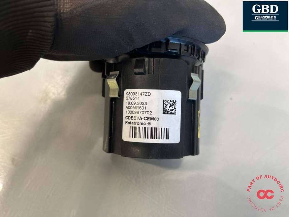 Girstang/girvelger automat til Toyota Proace 2016-->> (Type II) (SU001A4292|CDEBVA-CEMOO|98093147ZD)