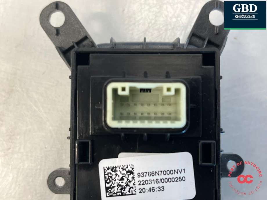 Bryter elektrisk håndbrekk/parkbrems til Hyundai Tucson 2021-->> (93766N 7000LS5|93766N7000NV1|)