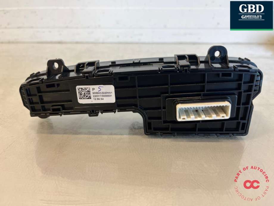 Bilstereo betjeningspanel til Hyundai Tucson 2021-->>  (93350CZ 220UAY|93350CZ220NV1|)