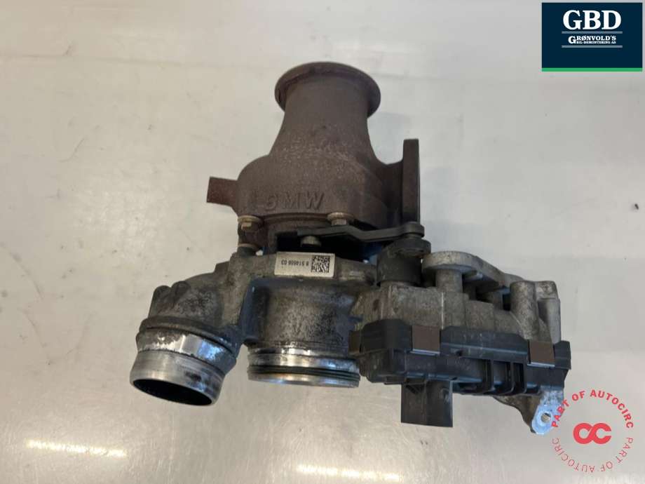 Turbo til BMW 1-Serie 2011-2015 (Fase 1) (F20/F21) (F20/F21) (11 65 8 514 667|)
