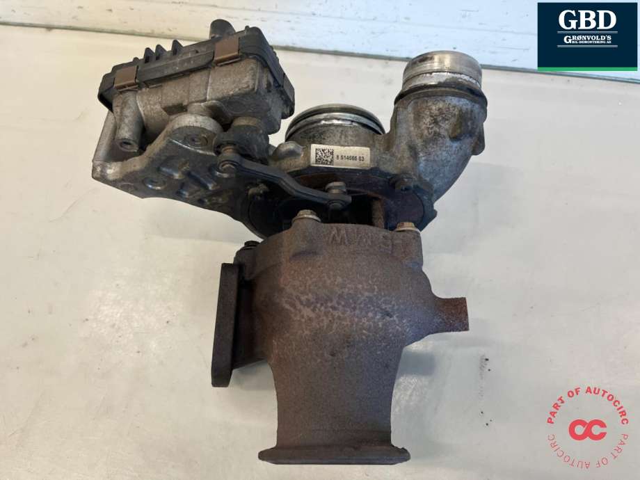 Turbo til BMW 1-Serie 2011-2015 (Fase 1) (F20/F21) (F20/F21) (11 65 8 514 667|)